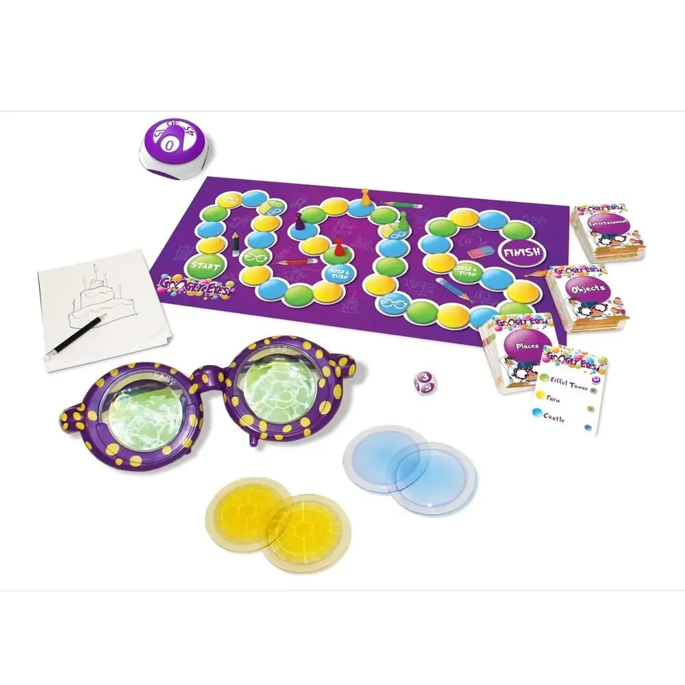 Googly Eyes Game Family Drawing Game‎ with Crazy, Vision-Altering Glasses